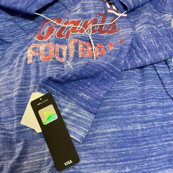 New York Giants Shirt Women Majestic NWT - Picture 4 of 5